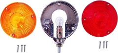 4 Inch Round Double Face Lamp Suitable for Trucks Semi Trailers Tractors Fender