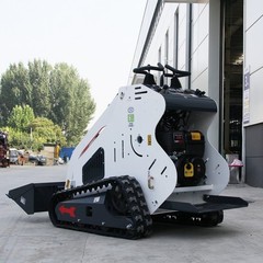 15 HP Mini Skid Steer Loader B&S Hydraulic System Electric Start W/ Trencher