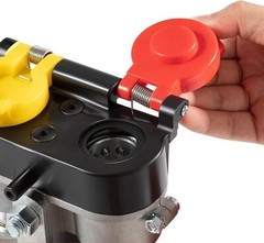 9500-4 Agricultural Tractor Clamp Kit Hydraulic Break-Away Coupler w/ Dust Cover