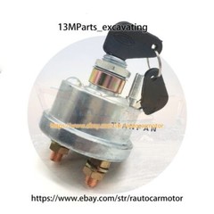 For CAT E320B E320C Excavator 2 Lines Ignition Switch with Key 7N-0718 7N0718