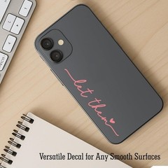 3″ x 4″ Pink Vinyl Decal Sticker for Rear View Mirror, Mental Heal Color: Pink