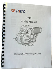 RATO R740 Engine Service Manual Chinese Mini Skid Steer Excavator Track Loader