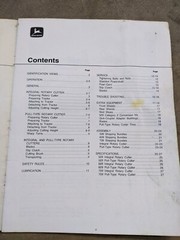 John Deere 509,609, And 709 Rotary Cutters Operators Manual OM-W21329