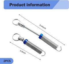 2 PCS Car Trunk Lid Spring, Universal Automatic Lifting Device with Clamps, Corr