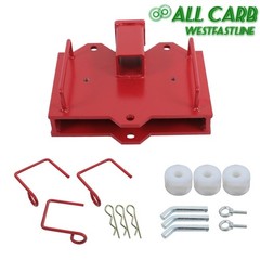 Forklift Hitch Adapter 2″ For Dual Pallet Trailer Tow Receiver Attachment
