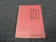 Isuzu 4LB1 4LC1 4LE1 4LE2 Diesel Engine Parts Catalog Manual