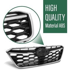 Front Bumper Upper Grille Chrome Subaru Outback 20-22 J1010AN010 Black Chrome