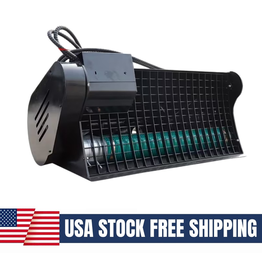 48″ Skid Steer Concrete Mixer Bucket Compatible Attachment for Construction