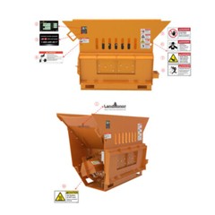 Landhonor Concrete Block Stone Asphalt Brick Crusher Bucket SkidSteer Breaker