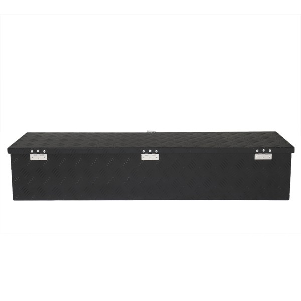 50″Aluminum Five Pattern Toolbox Single Lock Black
