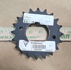 Vermeer Baler Sprocket #510504920 60A2DH 6, .34 Holes (504M, 605N, 605S)