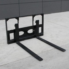 Mini Skid Steer Loader Hydraulic Sliding Forks Pallet Forks U.S. Inventory