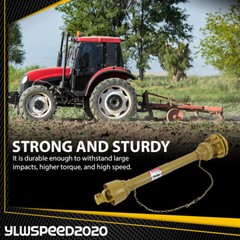 PTO Shaft PTO Drive Shaft 1-3/8″x6 Spline w/ Slip Clutch T4 31.5-41″ Yellow New