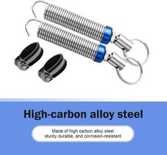2 PCS Car Trunk Lid Spring, Universal Automatic Lifting Device with Clamps, Corr