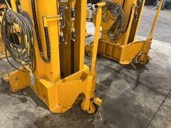 (4) 20 TON (160,000 LBS TOTAL) RAILQUIP / NEUERO HEAVY DUTY MOBILE VERTICAL LIFT