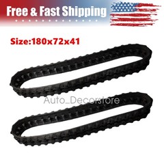 2Set Heavy Duty Tracks for AGT Mini Skid Steer Loaders CBT23 and CRT23 180x72x41
