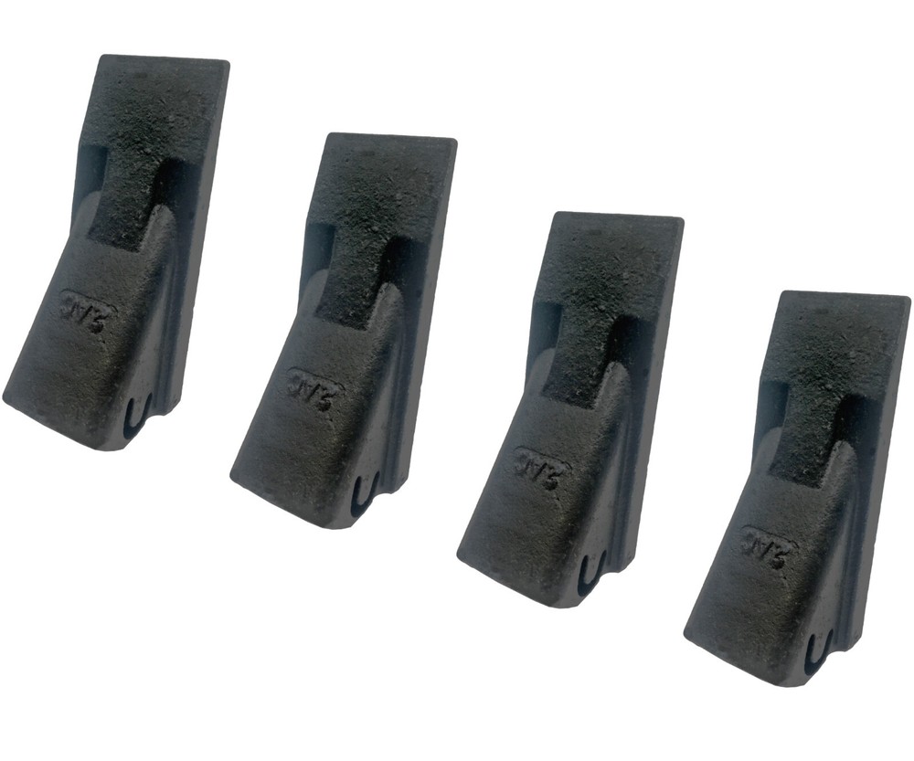 4 – H & L Style Crimp On Standard Dirt Bucket Teeth – 2A