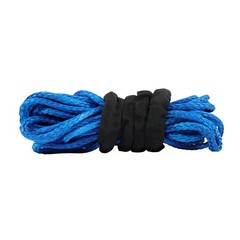 For UTV ATV w/Sheath 5/16″x50′ 12000LBS Synthetic Winch Rope Line Recovery Cable