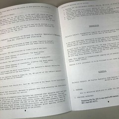 Ford 8N Tractor Operators Owners Manual Includes Service Info Bulletins Log Book