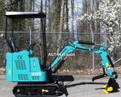 PILOT SYSTEM H15R AGT 1 Ton Mini Excavator Digger with 13.5HP RATO R420D Engine