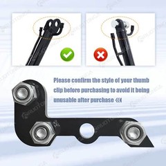 Single L-shaped bracket，FOR Mini Excavator Three Holes Hydraulic Clip Thumb