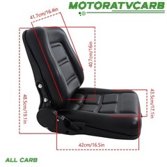 ALL-CARB Universial Fold Down Seat With Adjustable Angle Slide Forklift And Back