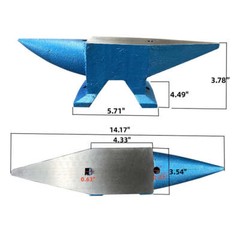 22 LB Cast Steel Blacksmith Anvil