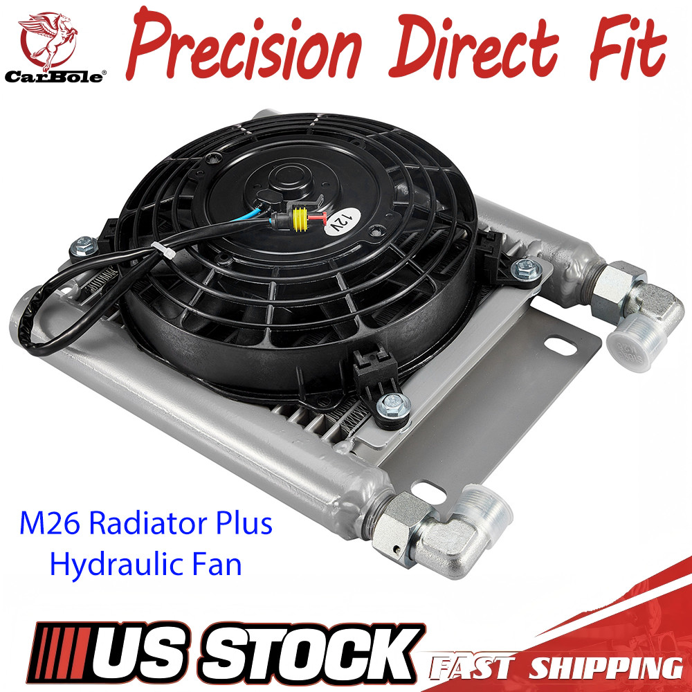 New M26 Radiator Plus Hydraulic Fan For AGT 1-1.8Ton H12 QH12 Mini Excavators