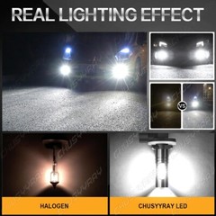 2 SUPER Bright LED light bulbs for Holland / Case HALOGEN Bulb 9847313 12v 37.5w