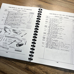 J.I. Case D Dc Do Dv Tractors Parts Manual Catalog Book S/N 4511449 And Up