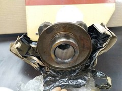 DYNAPAC FLANGE FOR INC FORK FITS CT260. PART # 242475 4700242475. NEW