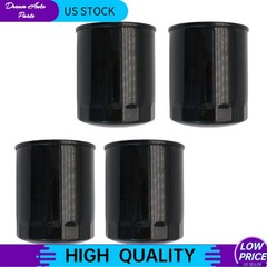 Pack of 4 Fits John Deere 3043D 3046R 4044M 4044R 4052M 4052R 4066M Fuel Filter