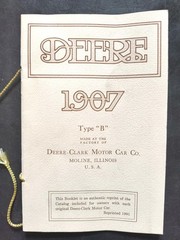 1907 John Deere Tractor Co Deere Clark Type B Automobile Advertising Brochure