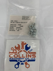 Capacity of Texas 109132 3/8-16 Metal Locking Nut Grade 8 Plated Steel Lot of 8