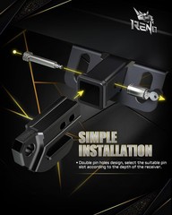 RENO Hitch Slider, 2″ Receiver Slider Skid Protection 45,000 lbs Compatible w…