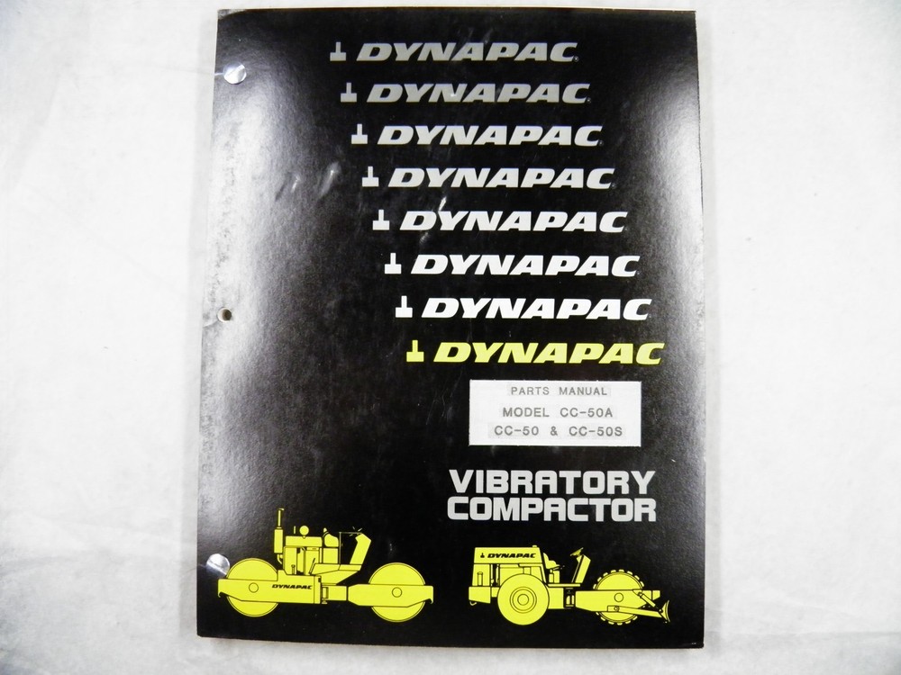 DYNAPAC CC50 50A 50S VIBRATORY COMPACTOR PARTS MANUAL