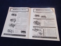 Woods Rotary Mower Shredder Owners Catalog & Brochure Lot of 2 Many Models Q1119