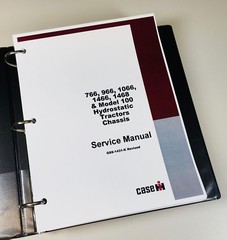 International 766 966 1066 1466 Tractor Service Manual Shop Set Repair Overhaul