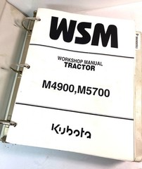 Kubota M4900 M5700 MS4900SU M5700DT-9 M5700HD Tractor Service Repair Manual
