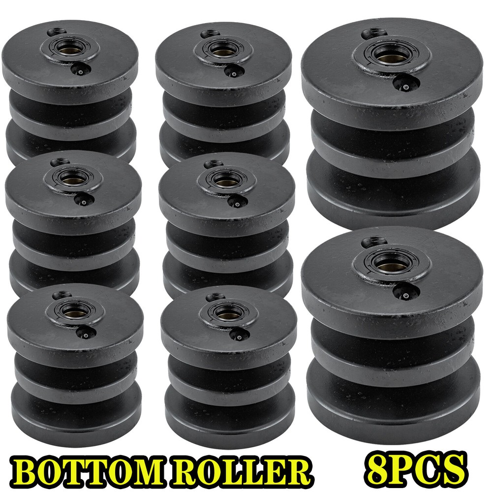 8Pcs Bottom Roller Fit Bobcat MT50 MT52 MT55 MT85 Mini Excavator HOT!