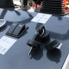 15 HP Mini Skid Steer Loader B&S Hydraulic System Electric Start W/ Trencher