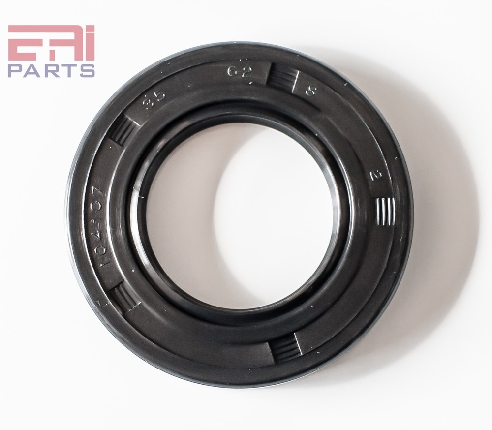 EAI Metric Oil Shaft Seal 35X62X8mm Dust Grease Seal TC Double Lip w/ Spring