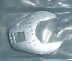 16MM Open End Crowfoot Wrench Heavy Chrome Proto J4916MCF 3/8″ Drive