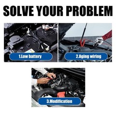 Car Battery Disconnect Isolator Cut Off Switch 12/24V Universal Battery Terminal