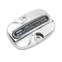 Chrome Rear Brake Master Cylinder Cover For Harley Touring Road King FLHR Str…