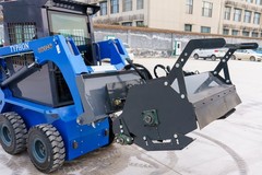 Mini Skid Steer Forestry Mulcher / TYPHON STOMP 509 Land Clearing Attachment
