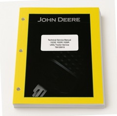 John Deere 1023E 1025R 1026R Utility Tractor Service Technical Manual – TM126919