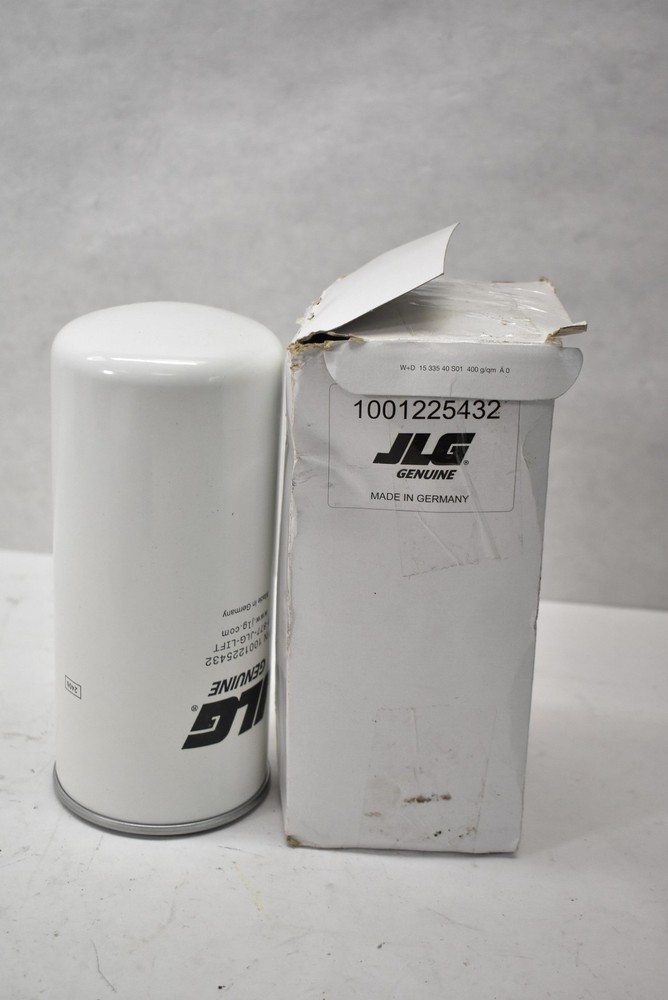 JLG Genuine Hydraulic Spin-On Filter PN 1001225432 Made in Germany New Open Box
