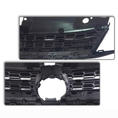 Front Bumper Grille Black Honeycomb Red Trim 2015-2018 VW Jetta GTI