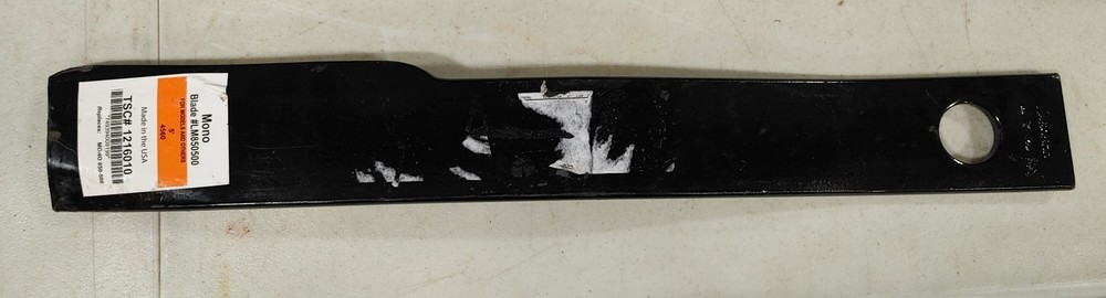 Mono LM850500 TSC #1216010 Rotary Cutter Mower Blade 25″, 5′ Cut (U3G)